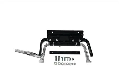 Vista 5 de SMT-Heavy Duty - Soporte central ajustable de acero compatible con Harley Electra Glide Road King Road Glide FLT FLH Touring modelos 1998-2008