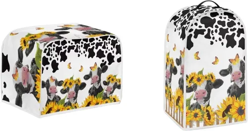 Vista 14 de Cubiertas para tostadoras de murciélagos de 2 rebanadas, protectores decorativos a prueba de polvo, cubiertas de tostadora, resistentes a