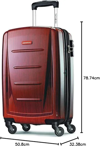 Vista 310 de Samsonite Winfield 2 Equipaje rígido con ruedas giratorias, Azul profundo, Juego de 3 piezas (20/24/28)