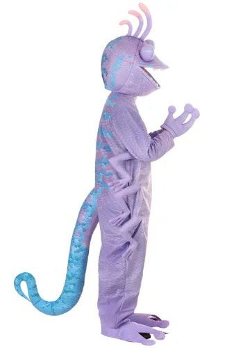 Vista 5 de Disfraz Randall Talla Grande para Hombre de Disney y Pixar Monsters Inc Multicolor
