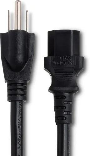 Vista 3 de Hosa PWC-403 IEC C13 a NEMA 5-15P Cable de alimentación, 3 pies