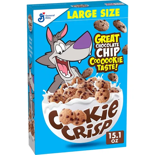 Vista 7 de Cookie Crisp, Cereal para desayuno, sabor a galletas con chispas de chocolate, 10.6 onzas (paquete de 12)