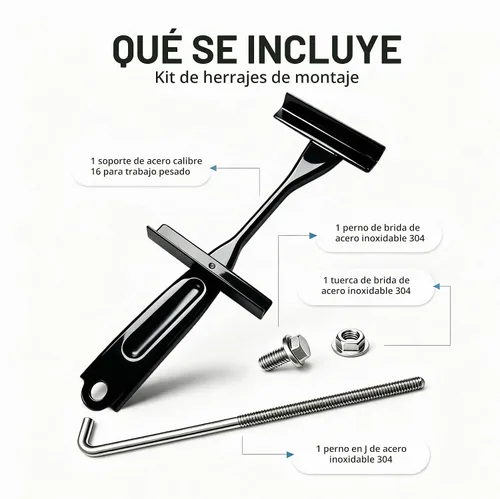 Vista 5 de Kit de sujeción de batería ARONOVA con pernos J de acero inoxidable 304, Compatible para 2007-2011 Camry 7440406040