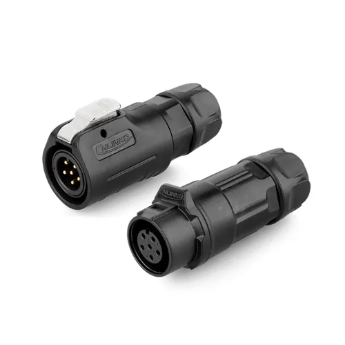 Vista 13 de CNLINKO LP-12 Conector de 2 pines IP68 Enchufe eléctrico circular impermeable para equipos al aire libre Maquinaria industrial solar DC 12V M12 2-8