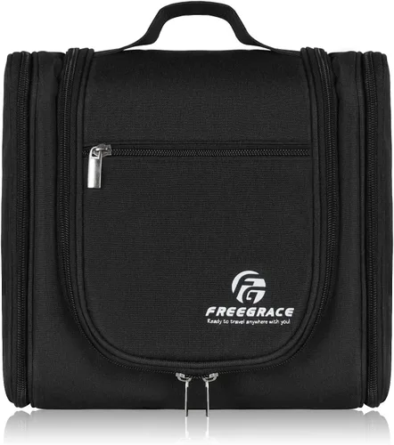 Vista 13 de Freegrace bolso para baño premium - organizador para viajes - gancho para colgar duradero - perfecto para accesorios, cosméticos, artículos