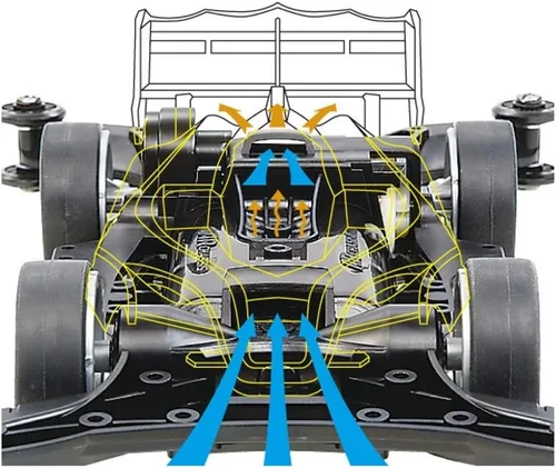 Vista 5 de JR Aero Avante - Chasis AR / Tamiya / 18701