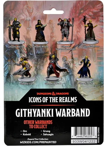 Vista 3 de Dungeons & Dragons D&D Icons of the Realms: Githyanki Warband - Juego de 7 figuras prepintadas, miniaturas RPG