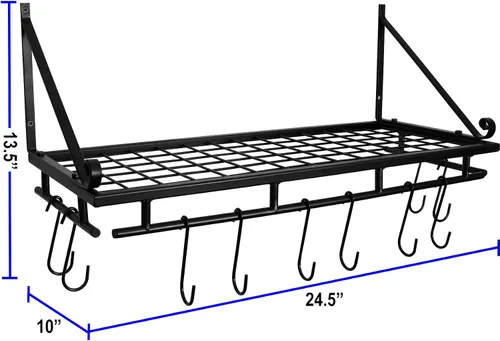 Vista 2 de Greenco GRC30756 - Barra para montar en la pared, Negro