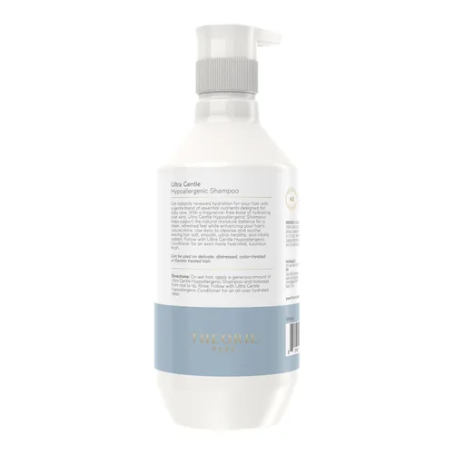 Vista 2 de Theorie Champú hipoalergénico puro ultra suave, a base de plantas y vegano, acondiciona y alivia la piel propensa a la picazón y a las alergias, sin