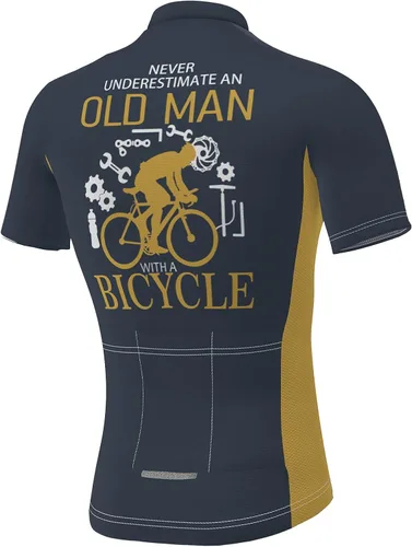 Vista 3 de 074oz Maillot de ciclismo para hombre ciclismo de montaña ciclismo manga corta para hombre Gris oscuro S