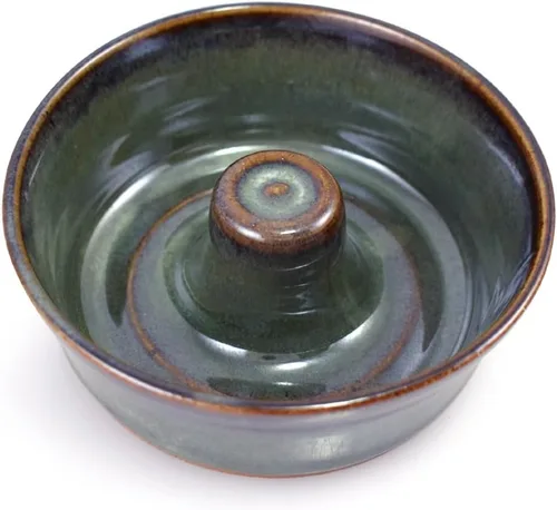 Vista 3 de American Made Stoneware Cerámica Microondas Omelette Huevos Cocina (Azul Medianoche - Tamaño doble)