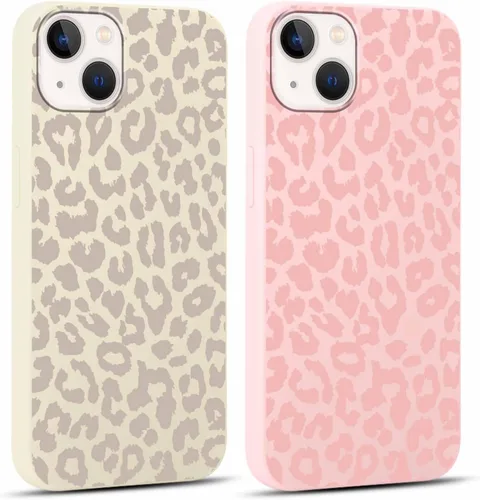 Vista 43 de Paquete de 2 fundas de teléfono con bonito estampado de guepardo para iPhone 7/8/SE 2020 / SE 2022 de 4.7 pulgadas, diseño de leopardo de lujo