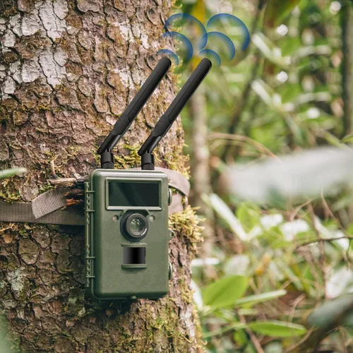 Vista 3 de Bingfu Antena de cámara celular 4G LTE 8dBi RP-SMA macho (10 unidades) compatible con Spypoint Link Micro Solar EVO Link S Dark Wildlife Hunting