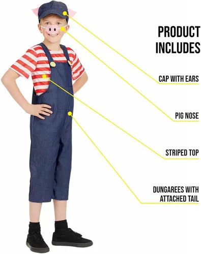 Vista 4 de Fun Shack - Disfraz de personajes de las historias de libros, para niños, varios estilos a elegir