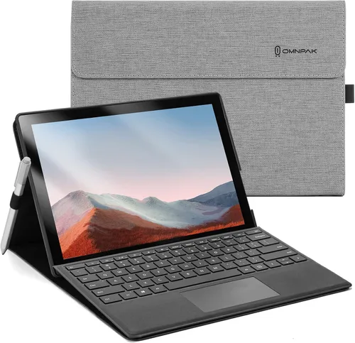 Vista 9 de Omnpak Microsoft Surface Pro 7 Funda, Funda Protectora para Surface Pro 7 Plus de 12.3 Pulgadas, Surface Pro 7, Surface Pro 6, Pro 5, Pro 4