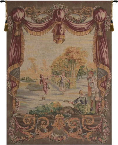 Vista 7 de Charlotte Home Furnishings Inc. Jean Baptiste Huet - Tapiz francés para colgar en la pared, 32 x 25 pulgadas, mezcla de algodón y poliéster
