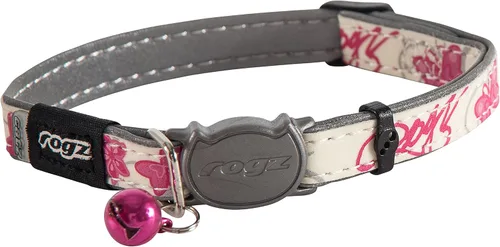 Vista 4 de Rogz Glowcat - Collar para gato con hebilla de seguridad, gatito, talla XS, color negro