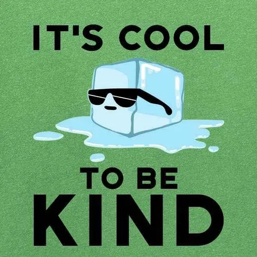 Vista 3 de Pop Threads It's Cool to Be Kind Cute Choose Kindness - Camiseta para niños y niñas