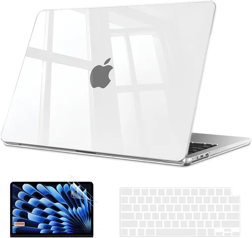 Vista 13 de B BELK Funda compatible con MacBook Air de 15 pulgadas 2026 2025 2024 2023 M5 M4 M3 M2 A3448 A3241 A3114 A2941 Pantalla de retina líquida, carcasa