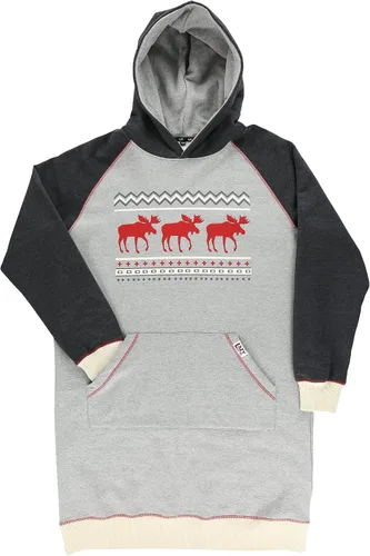 Vista 134 de Lazy One Sudadera con capucha de gran tamaño, ropa de dormir cómoda, vestido de suéter para mujer
