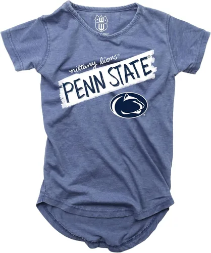 Vista 34 de Wes and Willy NCAA - Camiseta Burnout para niñas S/S