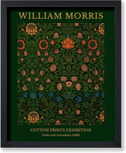 Vista 52 de Poster Master Impresión Vintage del Ladrón de Fresas - Póster Retro de William Morris - Arte de Patrón Floral - Regalo para Hombres y Mujeres