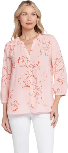 Vista 54 de Blusa petite para mujer con manga 3/4 de la marca NYDJ Alicia Glen