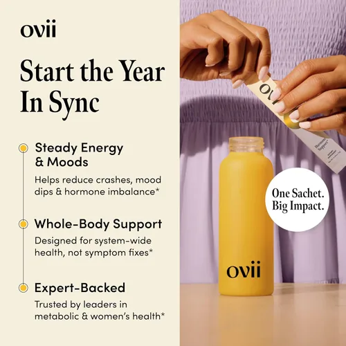 Vista 2 de Ovii Apoyo metabólico para mujeres – Morera blanca Reducose® con mio-inositol y D-Chiro Inositol 40:1 Blend – Bienestar diario, equilibrio