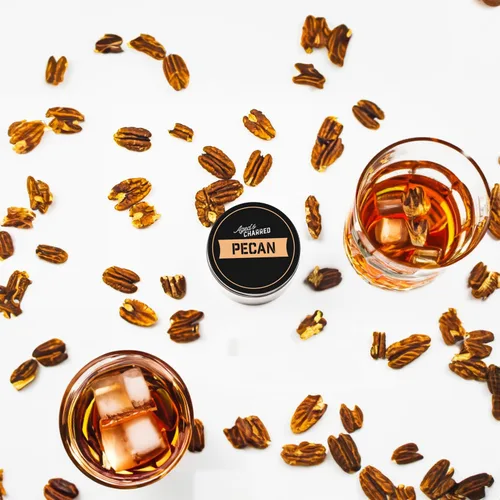Vista 5 de 400 chips de madera para ahumar cócteles, paquete grande de sabores atrevidos, pecana, nogal, roble, mezquite, chips de madera para ahumar whisky