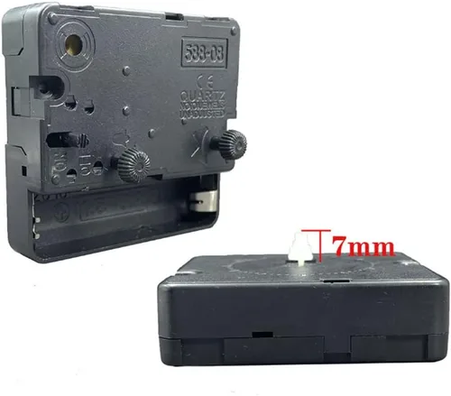 Vista 5 de SaiDian 1 unids cuarzo reloj despertador movimiento reloj reemplazo mecanismo reparación piezas DIY 588-08 con hora/minuto/segundo manos