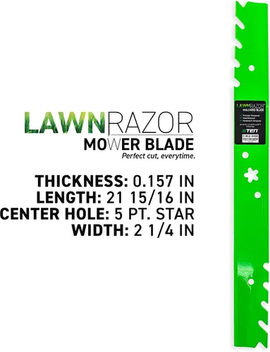 Vista 2 de 8TEN LawnRAZOR - Cuchilla para Husqvarna HU700F HU700H HU725AWD HU725AWDH HU800AWDH Walk Behind 587199603 (talada)