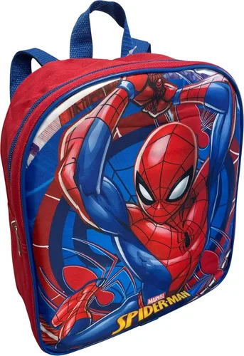 Vista 2 de Ruz Spider-Man Toddle Boy - Mini mochila de 12 pulgadas (rojo-azul)