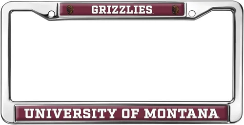 Vista 55 de Texas A&M University - Texarkana Mascot - Marco de metal estándar para placa de matrícula de tamaño completo