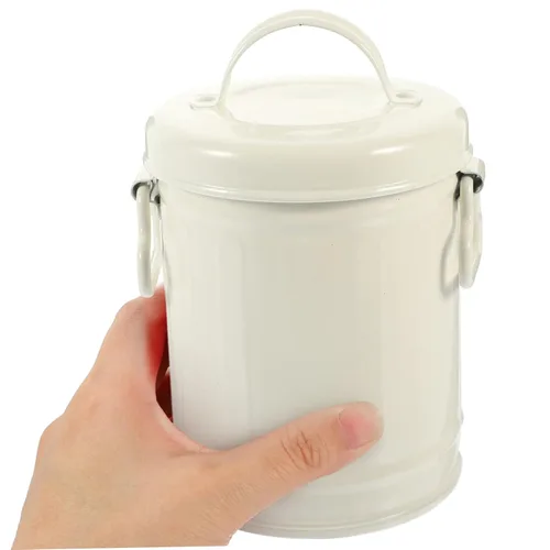 Vista 6 de Basurero de escritorio pequeño de escritorio, cubo de almacenamiento para artículos diversos, soporte para brochas de maquillaje, cubos pequeños