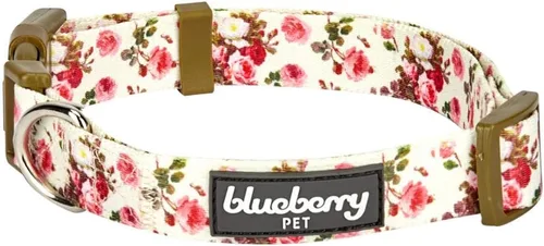 Vista 19 de Blueberry Pet 10+ Patrones Primavera Aroma Floral Collares, Collares Personalizados Turquesa