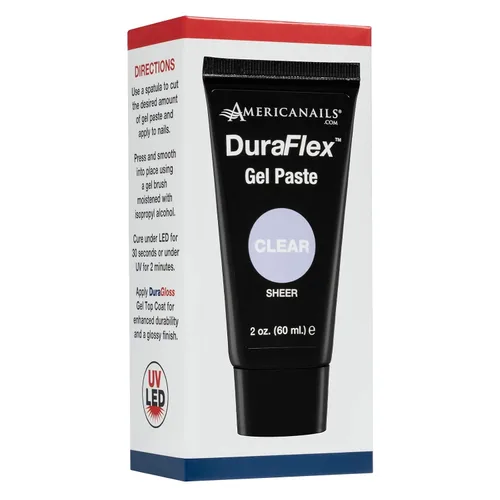 Vista 2 de Americanails DuraFlex - Pasta de uñas de poligel para superposición de uñas y extensión de uñas, pasta de uñas de gel de poliéster sin olor