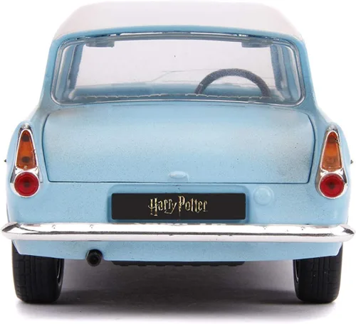 Vista 8 de Jada Harry Potter 1:24 1959 Ford Anglia - Coche fundido a presión y figura de Harry Potter de 2.75 pulgadas, juguetes para niños y adultos