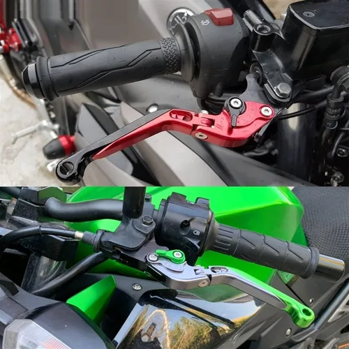 Vista 4 de DOUKI Motorcycle Brake Clutch Levers Adjustable Extendable Foldable for Honda MT03 MT-03 2005 2006 CNC Aluminum Accessories Lever (Color : 1)