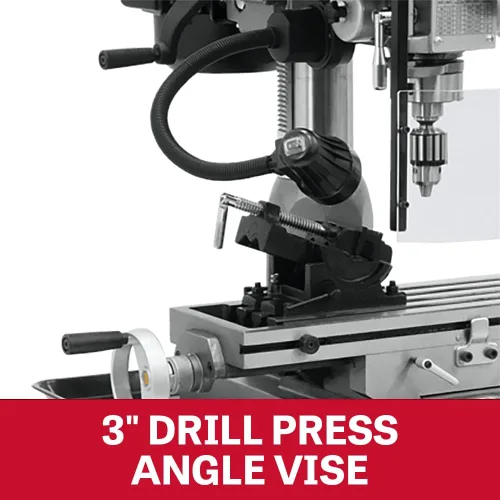 Vista 4 de JET Taladro de molino de 18 pulgadas, descarga de potencia, 2 HP, 230V 1Ph (modelo JMD-18PFN)