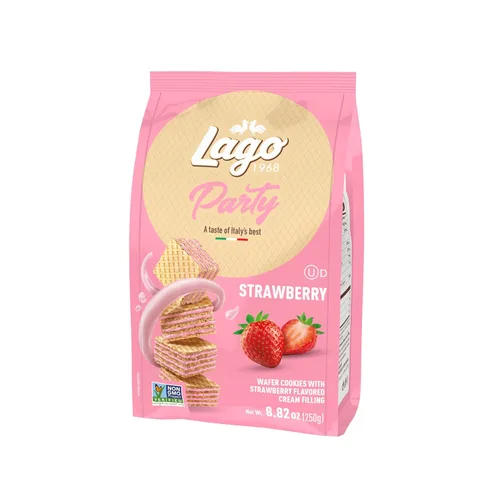 Vista 21 de Gastone Lago Party Wafers, capuchino, 8.82 onzas, galletas italianas de oblea con relleno de crema con sabor a capuchino, verificado sin OMG