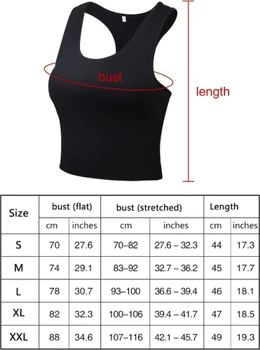 Vista 3 de SATINIOR 4 Pieces Basic Crop Tank Tops Sleeveless Racerback Sport Cotton Tank Tops for Women