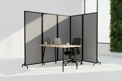 Vista 5 de Versare Easy Wall - Divisor de habitación plegable Particiones de oficina independientes Divisores de aula Ruedas de bloqueo Separador