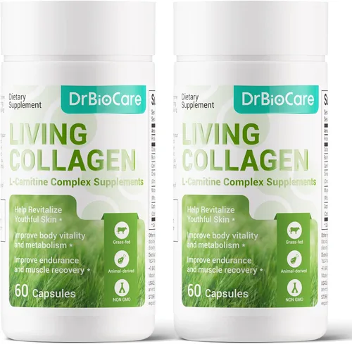 Vista 9 de DrBioCare Suplemento de Complejo de Colágeno Vivo L-Carnitina, Péptidos de Colágeno de Bóvinos Alimentados con Pasto, Colostro Bovino, Extracto