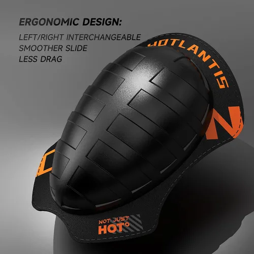 Vista 4 de Rodilleras universales para motocicleta, rodilleras en estilo Kendo para carreras o entrenamiento en días de pista o conducción en moto al aire