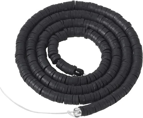 Vista 34 de Cheriswelry Kit de fabricación de pulseras de bricolaje con 7280 piezas de 30 colores de 0.236 in de disco plano redondo de arcilla polimérica