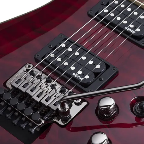 Vista 3 de Schecter Guitarra Eléctrica Omen Extreme-6 - Cereza Negra