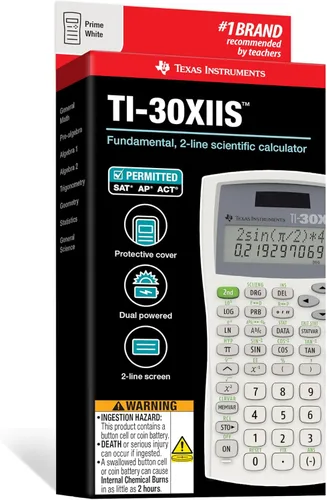 Vista 9 de Calculadora científica Texas Instruments TI-30 X IIS 2-Linea, Blanco