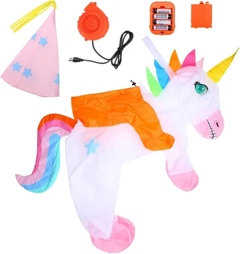 Vista 2 de Disfraces inflables para niños, disfraz inflable de lujo para niños y niñas, divertido disfraz de Halloween para fiestas, cosplay y disfraces