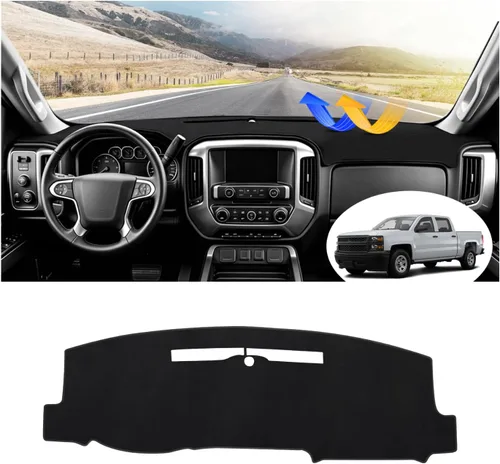 Vista 110 de FIILINES Cubierta para tablero Compatible con Mazda 3 2010-2013 Accesorios Tapete para tablero para Mazda 3 Accesorios Tapete para salpicadero