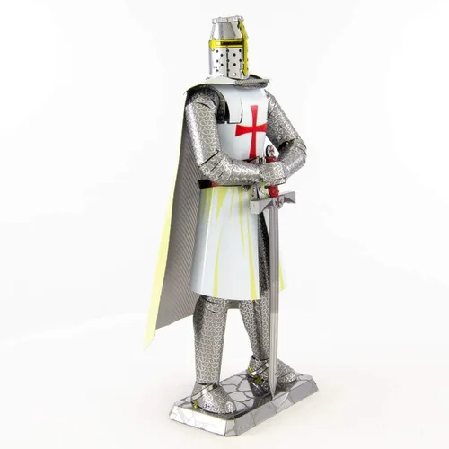 Vista 4 de Fascinations Kit de modelo de metal 3D de Caballero Templario de la serie Premium de Metal Earth